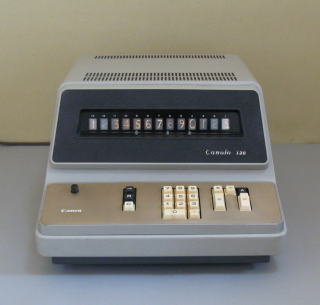 Canon desktop calculator