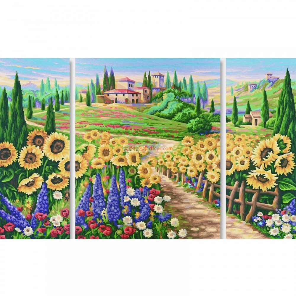 阿以田治修 油彩画 田園風景 阿以田治修 油彩画 田園風景 阿以田治修