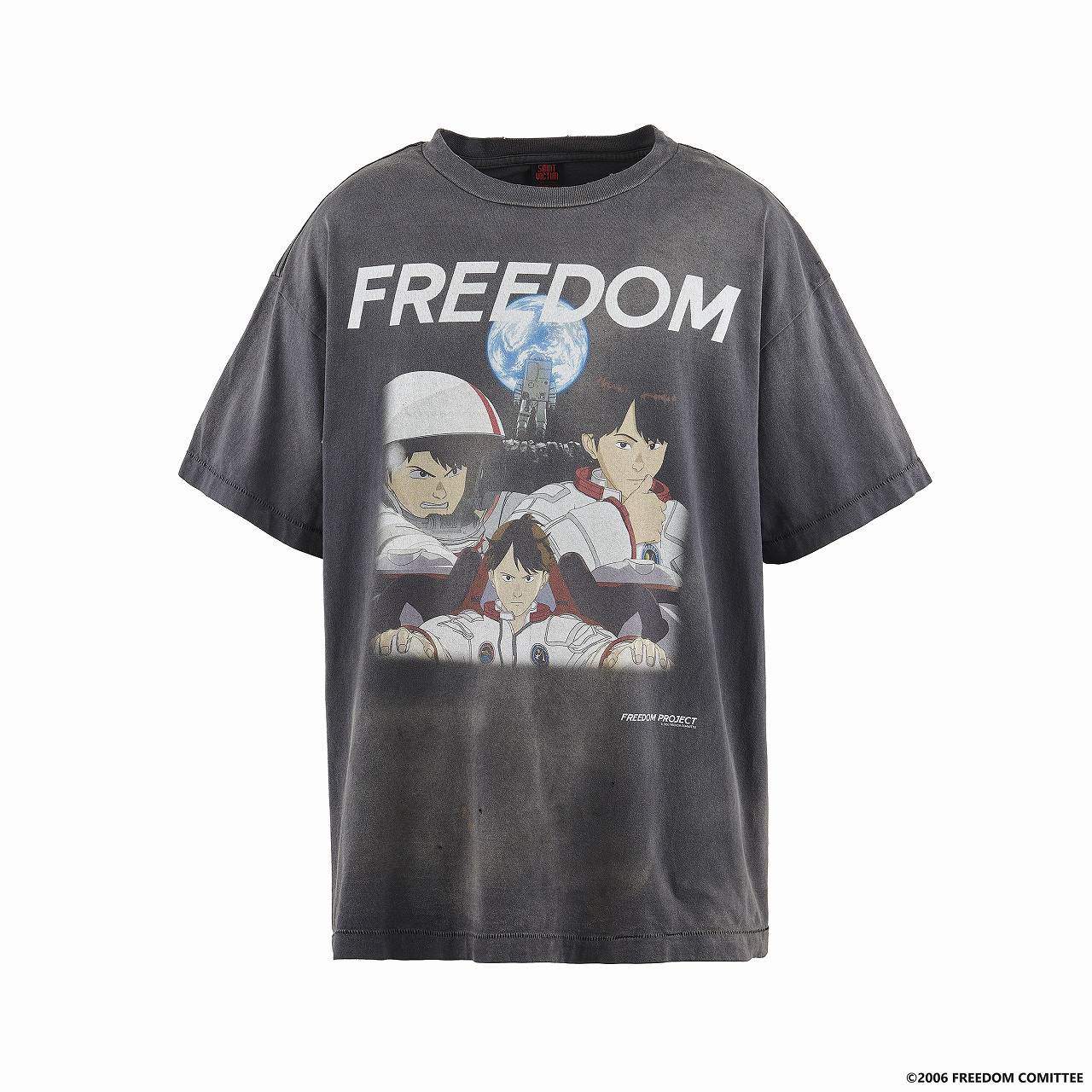 SAINTmxxxxxミカエル x FREEDOM Tシャツ 白 XL SAINTmxxxxxミカエル x