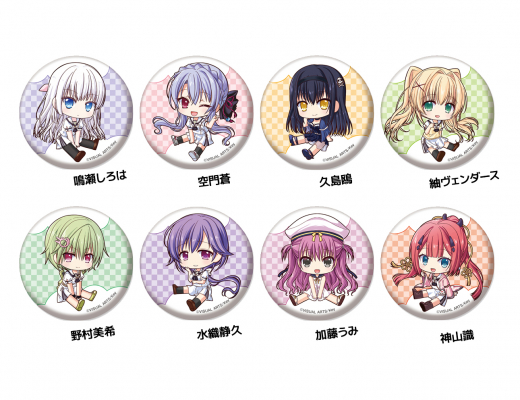 紬ヴェンダース＆水織静久 BIG缶バッジ Summer Pockets