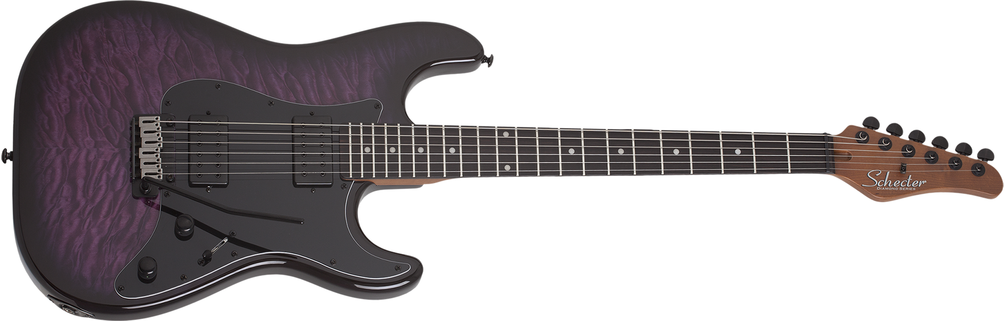 Schecter DIAMOND SERIES Traditional Pro Transparent Purple Burst 6