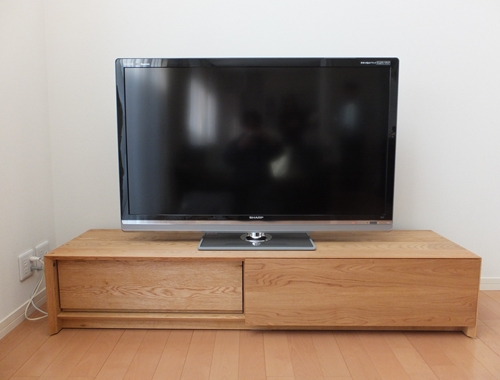 MUKU工房 ナラ材 テレビボード MUKU工房ナラ材テレビボード