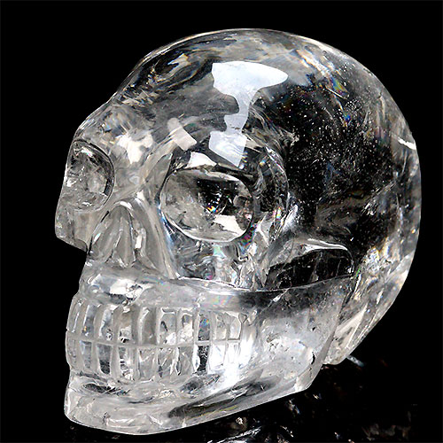 特大クリスタルスカル 水晶髑髏 天然石加工品 オーパーツ マヤ