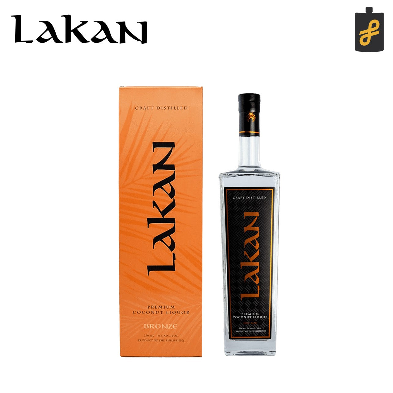 Lakan Bronze Extra Premium Coconut Liquor 700mL – Flasked Liquor Store