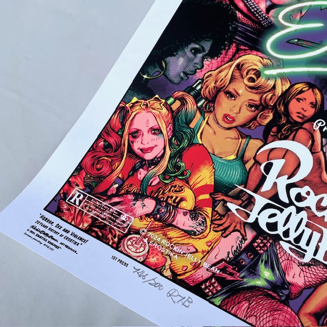 専用 ロッキンジェリービーン オフセットポスター シルクスクリーン