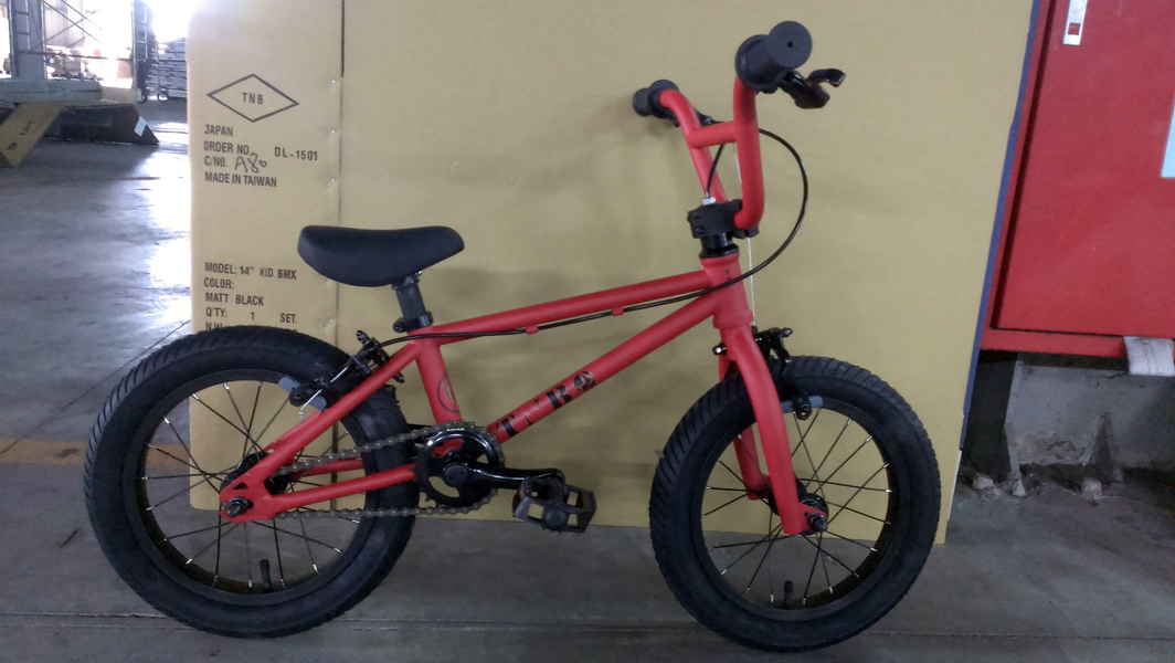 BMX 14インチ キッズ 子供自転車 TNB PLUG 14 FAT TIRE ARMYGREEN 完全