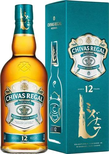 Chivas Mizunara 12 Years Japanese Mizunara Oak Barrel Whiskey