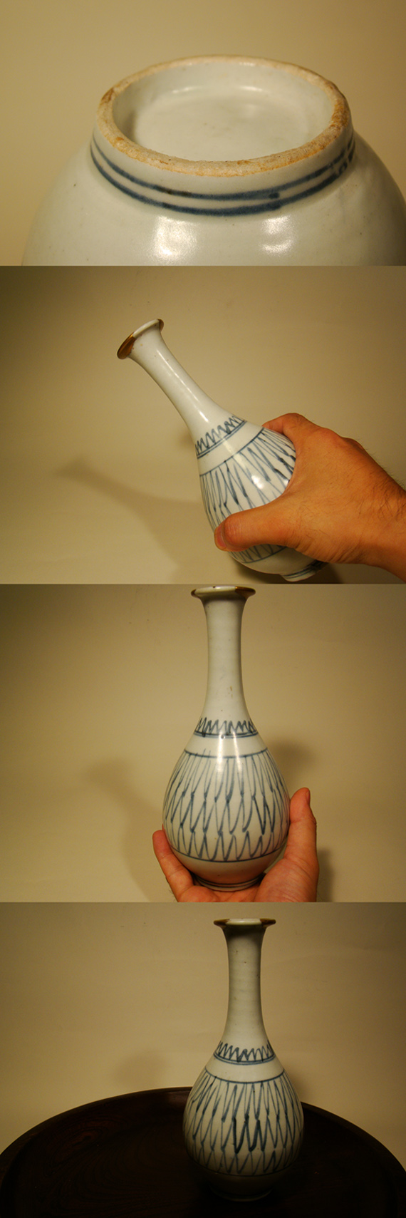 古童 - 初期伊万里 網手文 徳利 | 古美術品専門サイト fufufufu.com