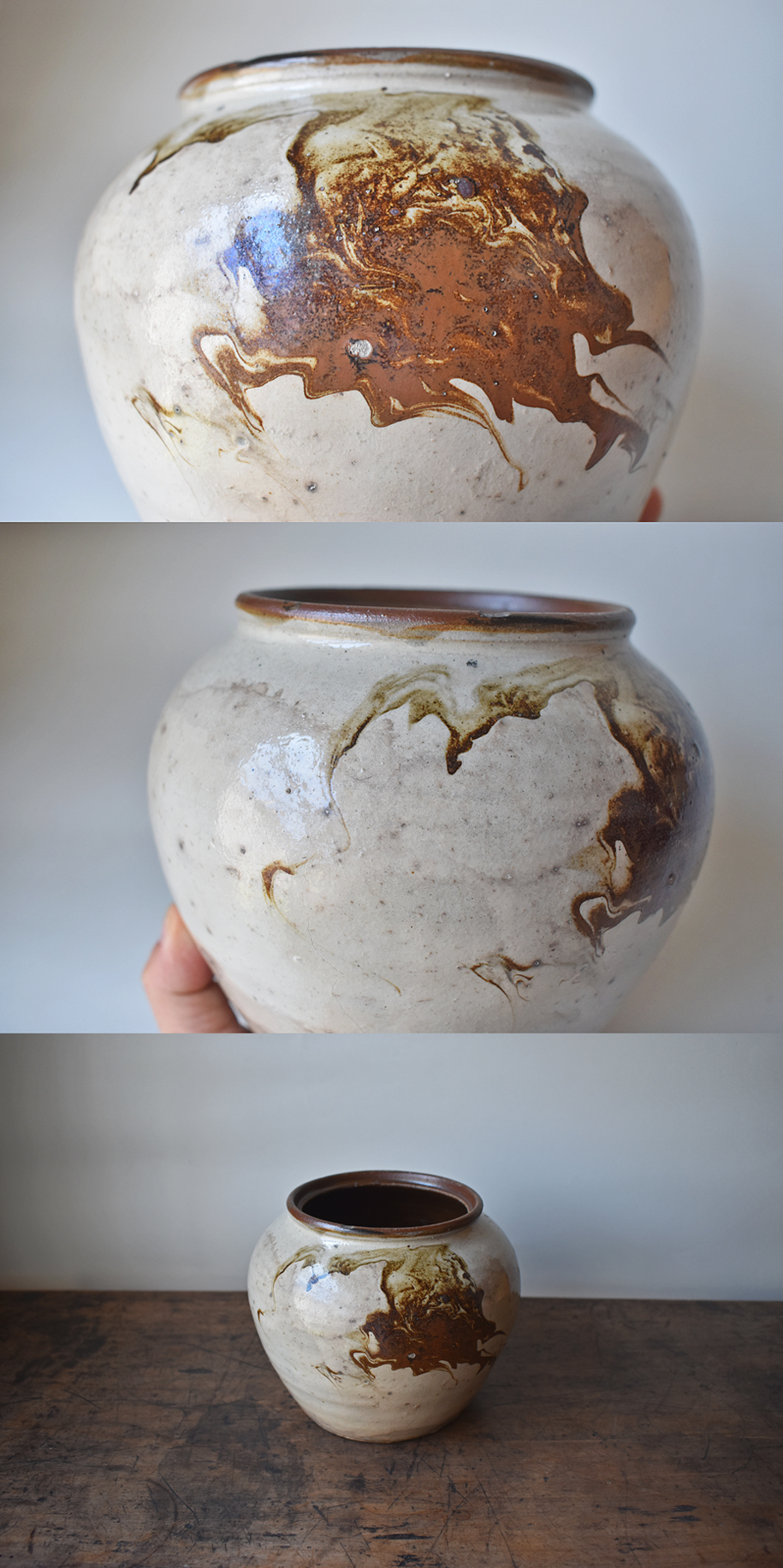 古丹波 蓮葉形 茶碗 鉢 茶道具 古美術 茶碗 古道具 アンティーク 丹波