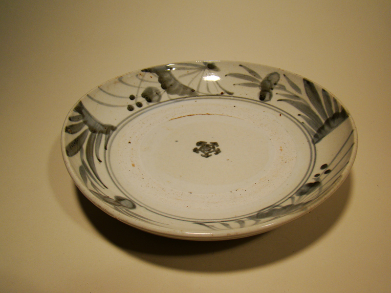 古童 - くらわんか手 草花文皿 | 古美術品専門サイト fufufufu.com