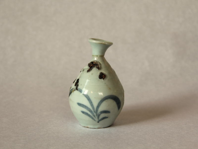 古伊万里献上手鶴首花入無傷 古伊万里献上手鶴首花入無傷 献上手古