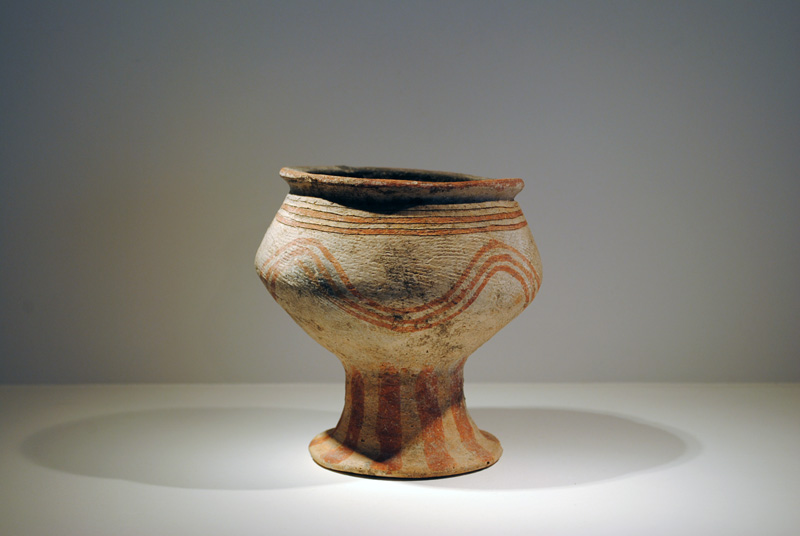 中上 ///NAKAGAMI - バンチェン 線刻彩色土器 | 古美術品専門サイト