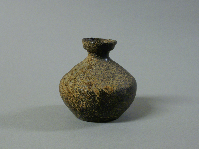 朝鮮美術 須恵器 新羅土器 新羅無細土 壷 C R9089 朝鮮美術 須恵器