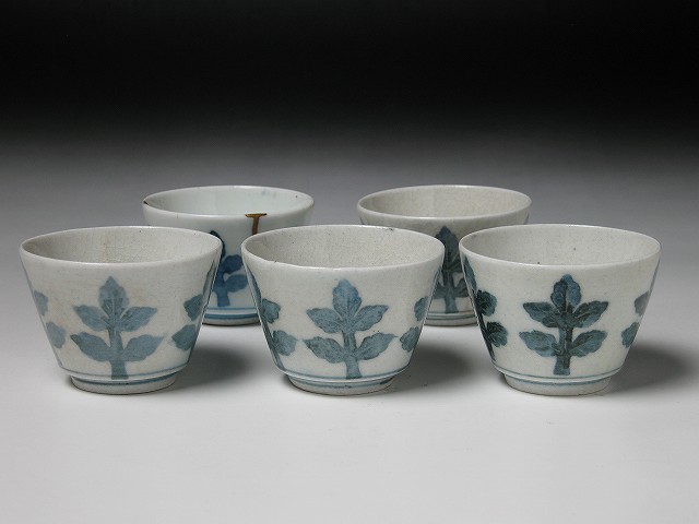 古美術 三樹 - 古伊万里猪口五客 秦秀雄旧蔵 | 古美術品専門サイト