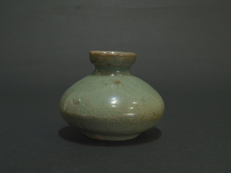 高麗青磁 小壺 油壺 韓国 朝鮮 高さ8cm R1391ダM 高麗青磁