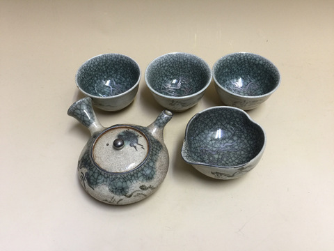 相場駒焼第十三代田代法橋作 花器 華器 相場駒焼第十三代田代法橋作