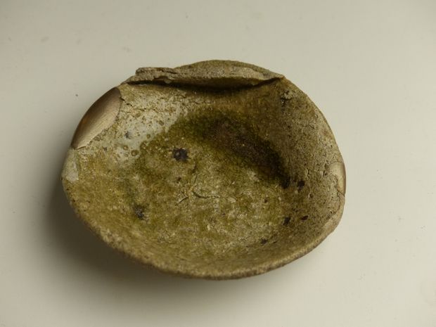 常滑 山盃 天場 鎌倉 室町 窯跡 発掘 出土 酒器 酒盃 徳利 骨董 古美術