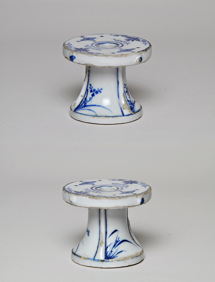 古染付 春曉 詩紋 蓋置 三宝 墨床 五言絶句 古染付 春曉 詩紋 蓋置 三宝 墨床 五言絶句 - メルカリ