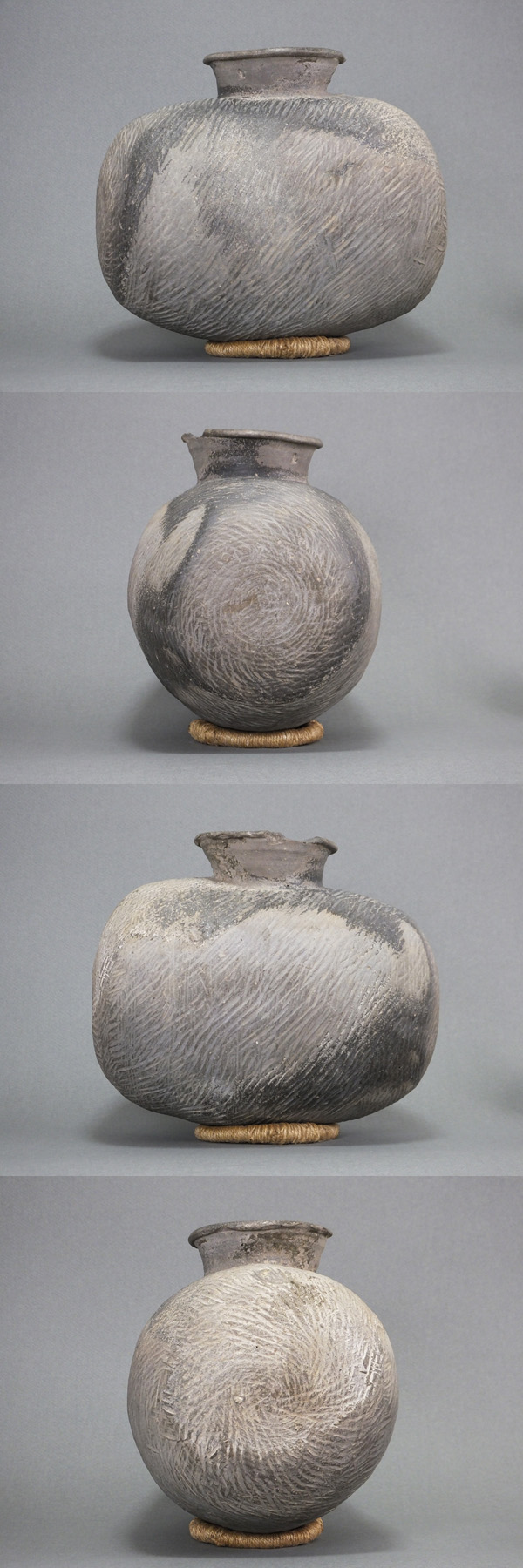 古童 - 須恵器 叩き文俵形壺 横瓶 | 古美術品専門サイト fufufufu.com