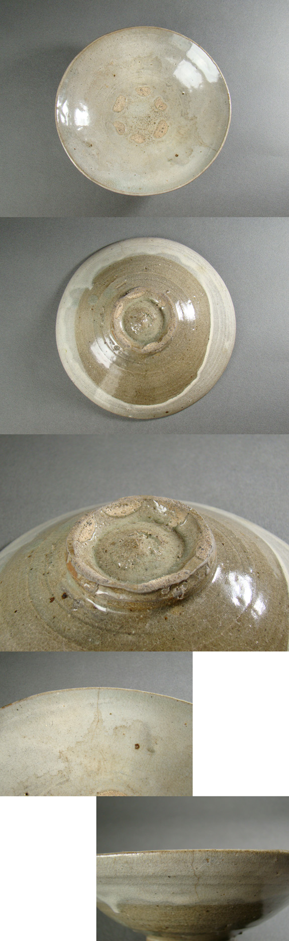 古童 - 無地刷毛目 平茶碗 | 古美術品専門サイト fufufufu.com