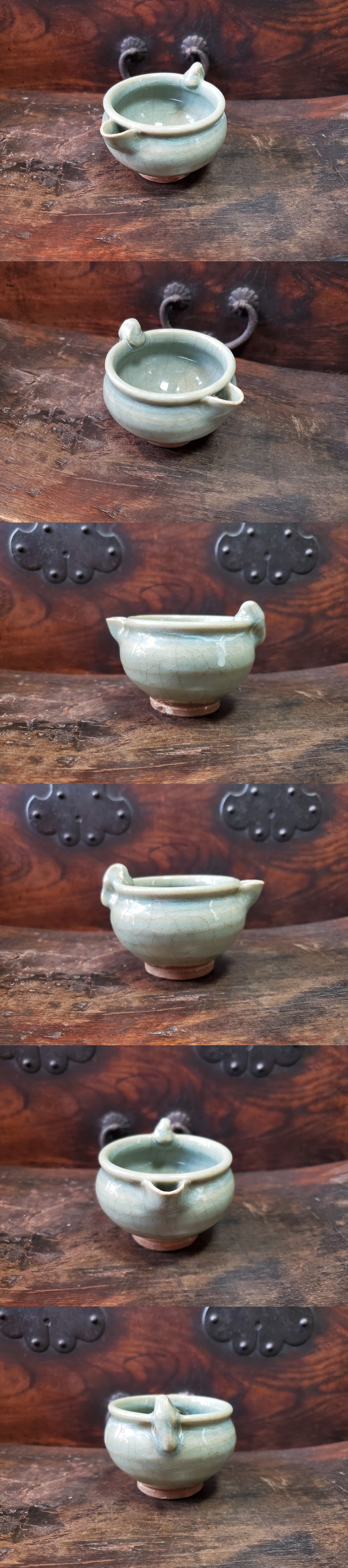 古唐津 緑釉片口 古唐津緑釉片口