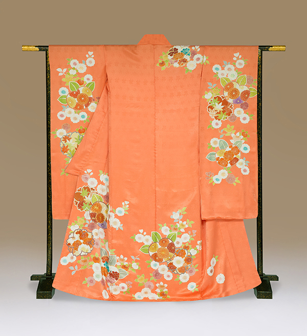 振袖 千總（ちそう）橘遊 オレンジ地｜振袖はレンタルも京都・名古屋