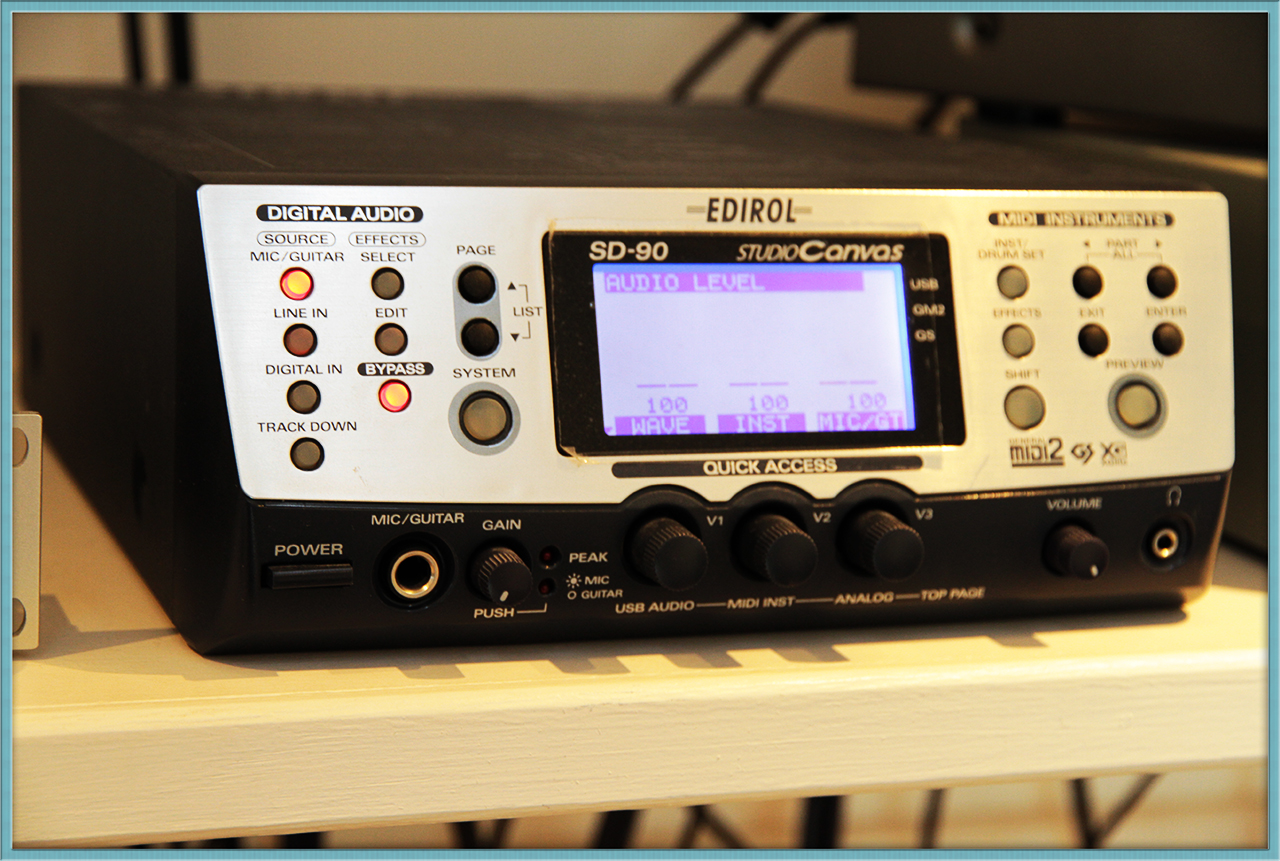 ROLAND EDIROL SD-90音源モジュール ジャンク扱い Roland EDIROL SD-90