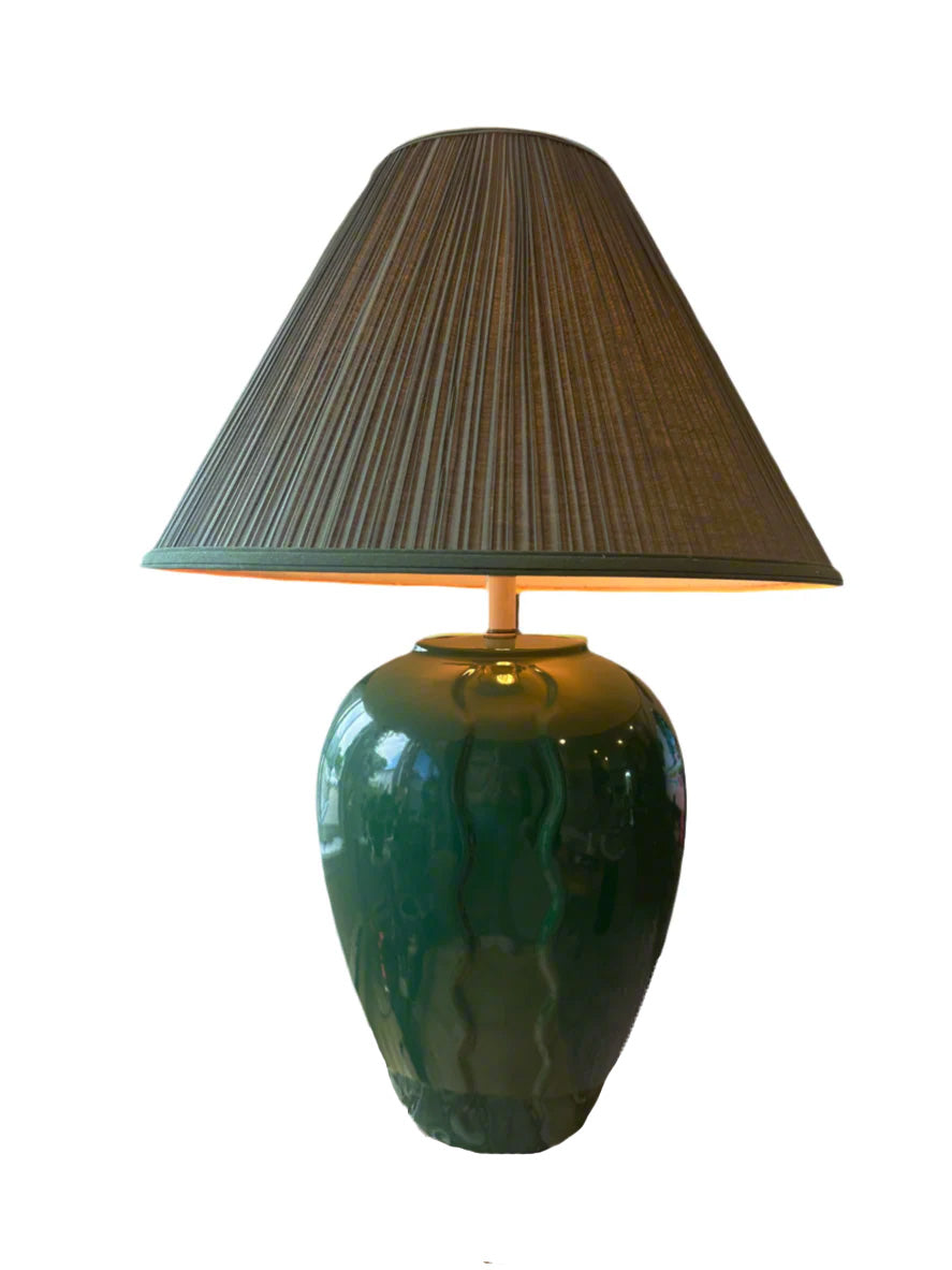 RARE IKEA 1980s Vintage Green Lamp- Collectors Item – Gold Vintage