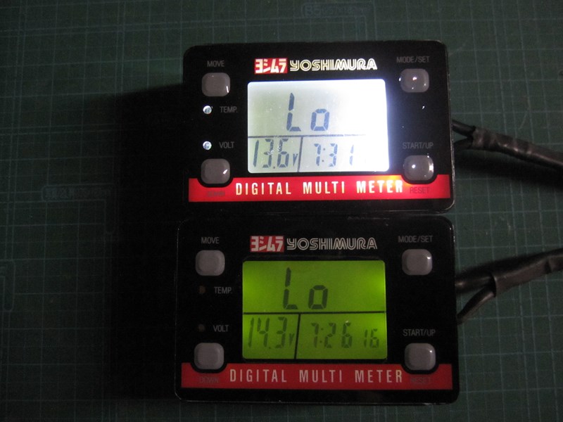 ヨシムラ YOSHIMURA DIGITAL デュアルTEMP メーター