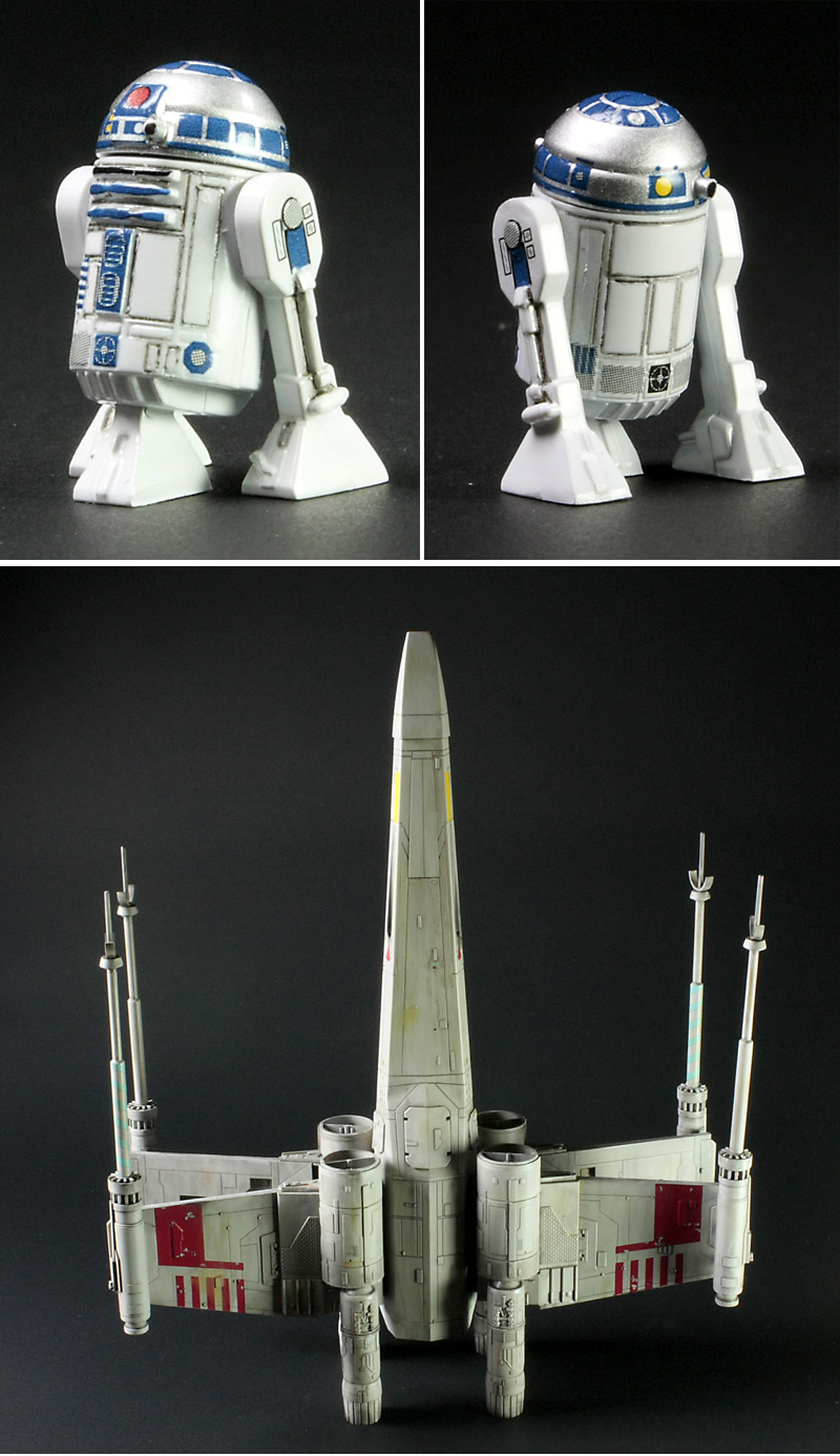 Fine Molds Star Wars 1/48 X-Wing Fighter: Assembled/Painted. Big