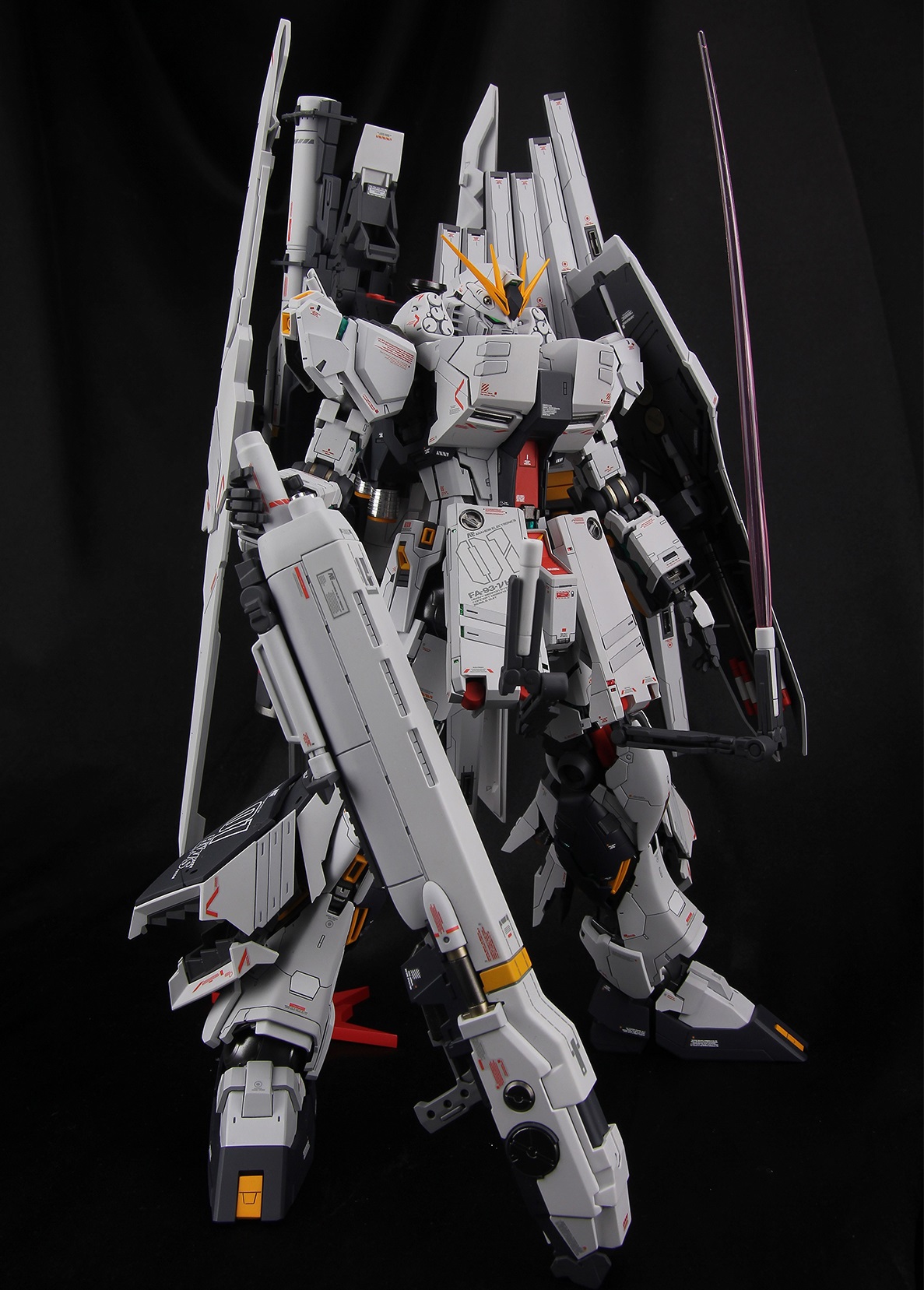 judo1688's MG RX-93 Nu Gundam Ver.Ka + H.W.S. Kai: Full REVIEW