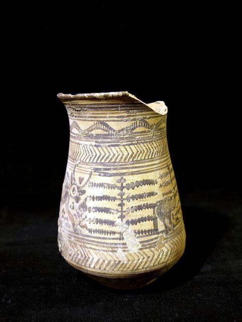 インダス文明 コブウシ彩文土器