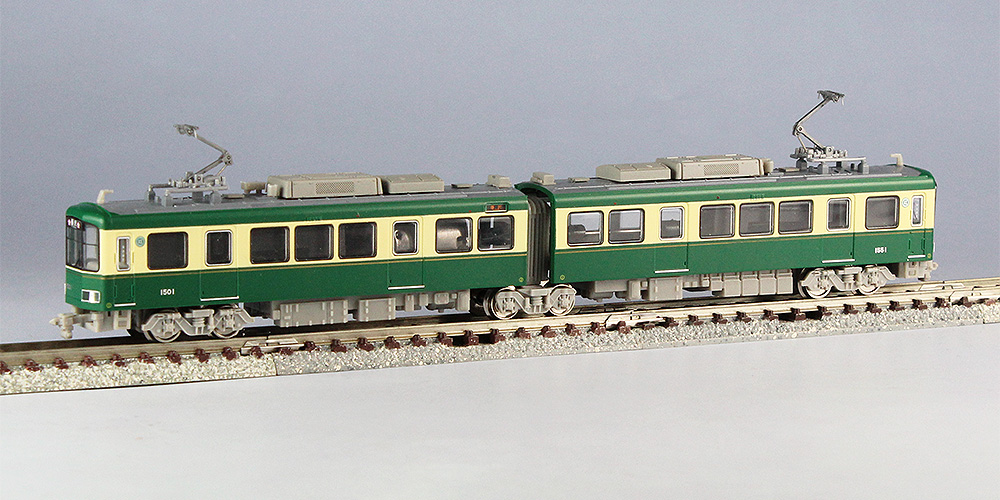 Nゲージ NT118 江ノ島電鉄 1500形 嵐電号 (M車) 江ノ島電鉄 1500形 `嵐