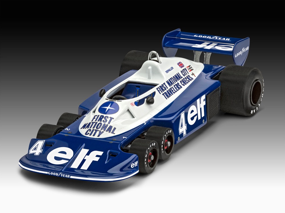 F1コレクション 1/24 ティレルp34 ミニカー 6輪F1カー『ティレルP34