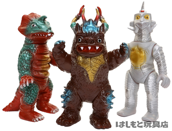 ウインダム＆ミクラス＆アギラ（ブルマァク復刻）ソフビフィギュア3体