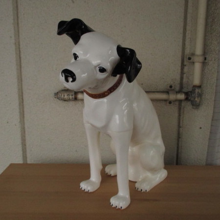 世界的有名に犬のキャラ！NIPPER（ニッパー）大型フィギュア