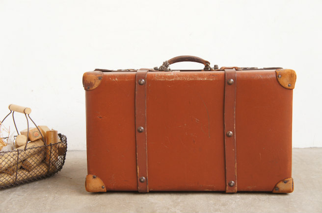 イギリス アンティーク スーツケース×5 トランク ディスプレイ 旅行鞄