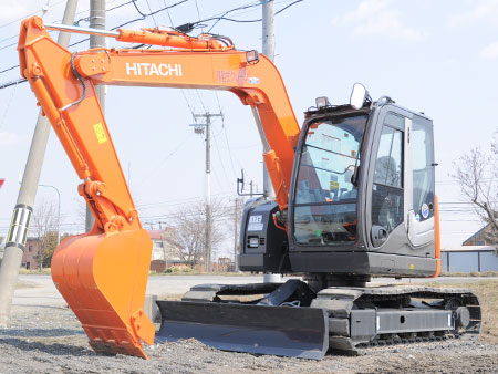 建設機械リース バックホー ZX75US-3