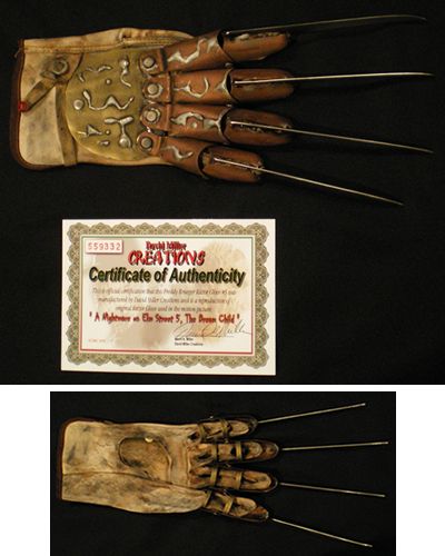 未使用美品】エルム街の悪夢 惨劇の館フレディグローブ プロップ