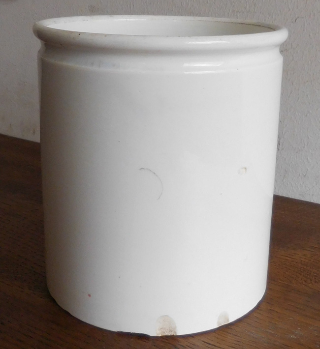 フランスアンティーク陶器ポット(K-ce169)<Font Color=