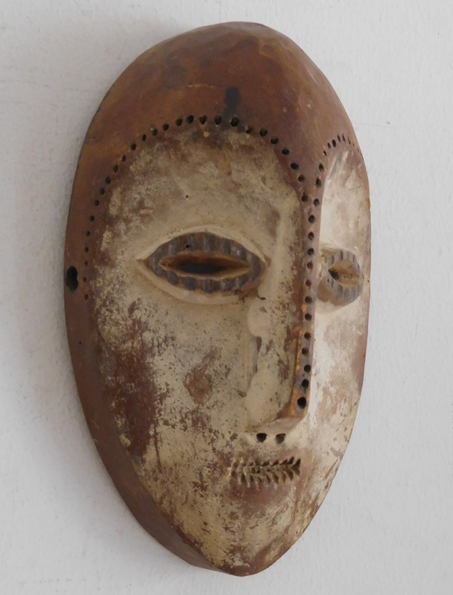 アフリカンマスク セネガルの面12(BR-0b60)<Font Color=