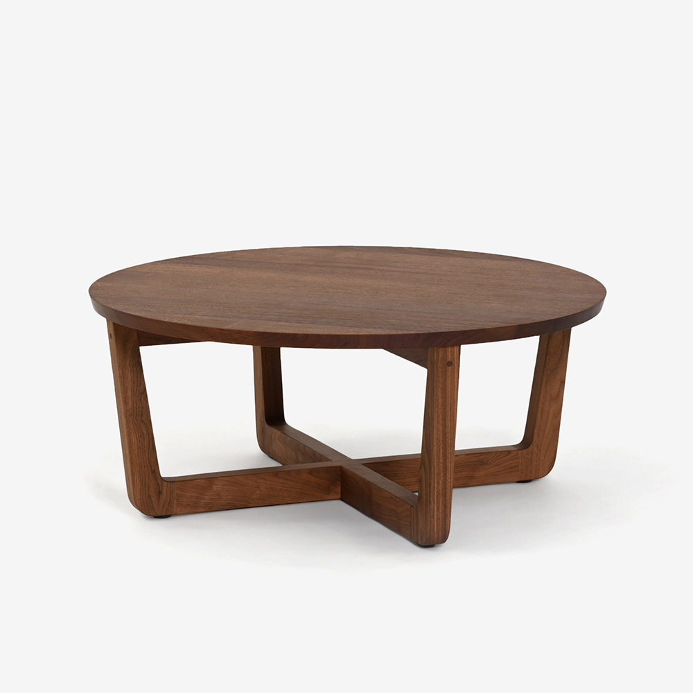Beck〙木製ローテーブル ウォルナット Beck〙木製ローテーブル