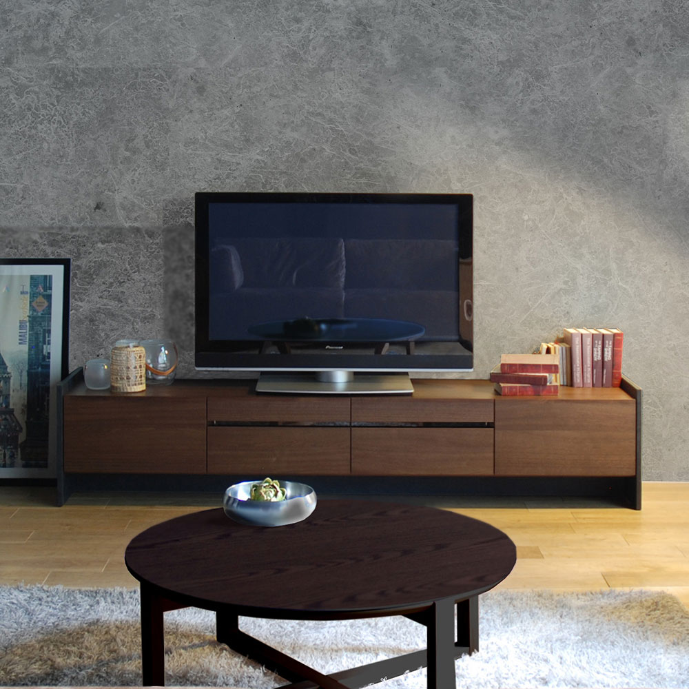 テレビボード ダークブラウン