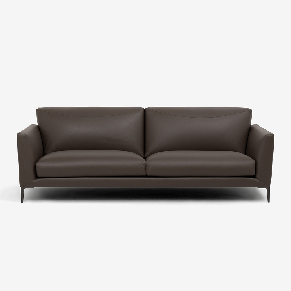 erba（エルバイタリア）ソファ「イスタンテ」幅204cm 革トープ色