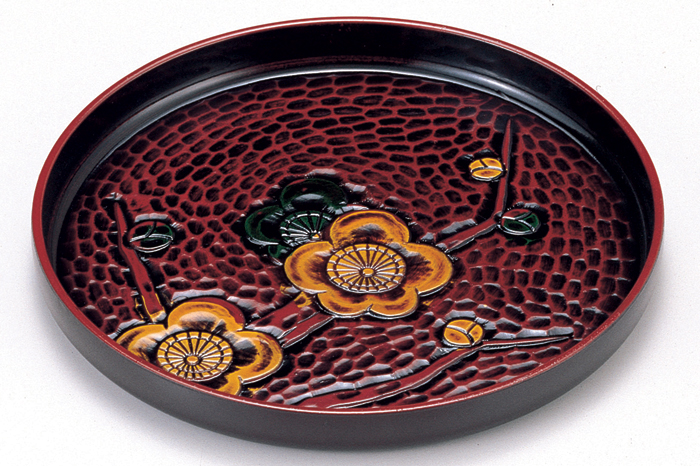 鎌倉彫、お盆 鎌倉彫のお盆