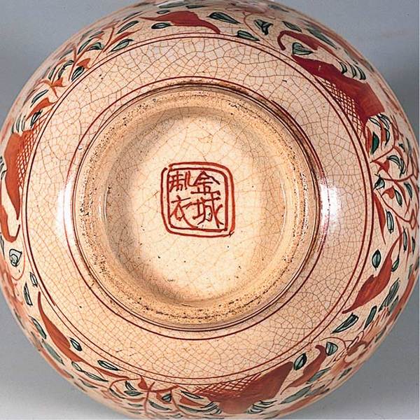 呉須赤絵赤絵春日山窯木米古玩中国美術アンティーク赤絵蔵出し1客
