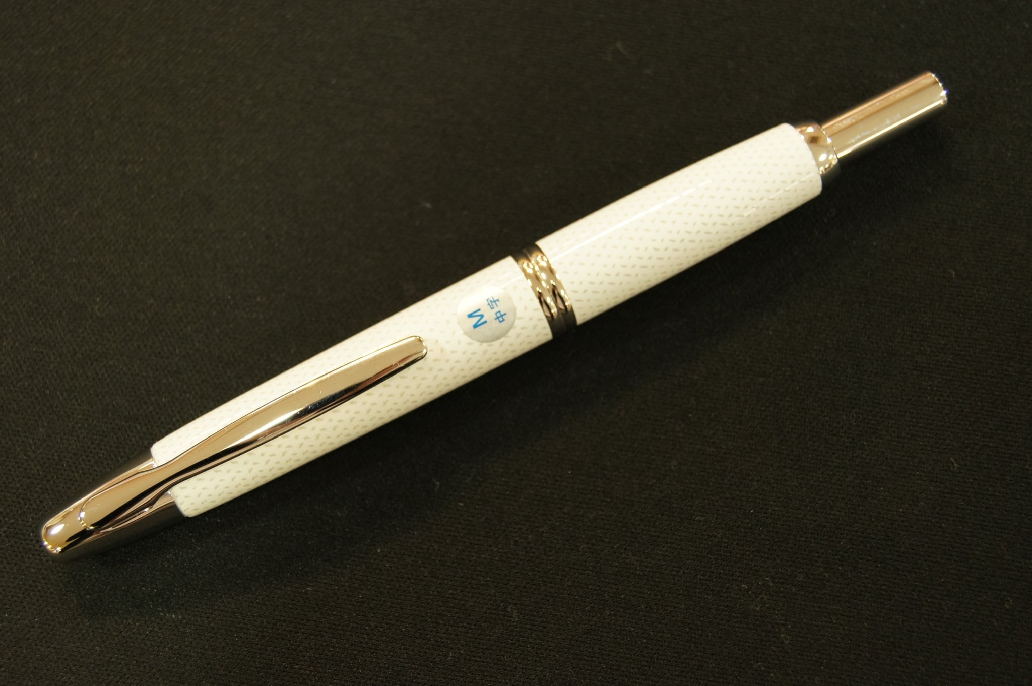 キャップレス 絣 Kasuri 白