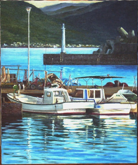 A水の 油絵 港シリーズのページ