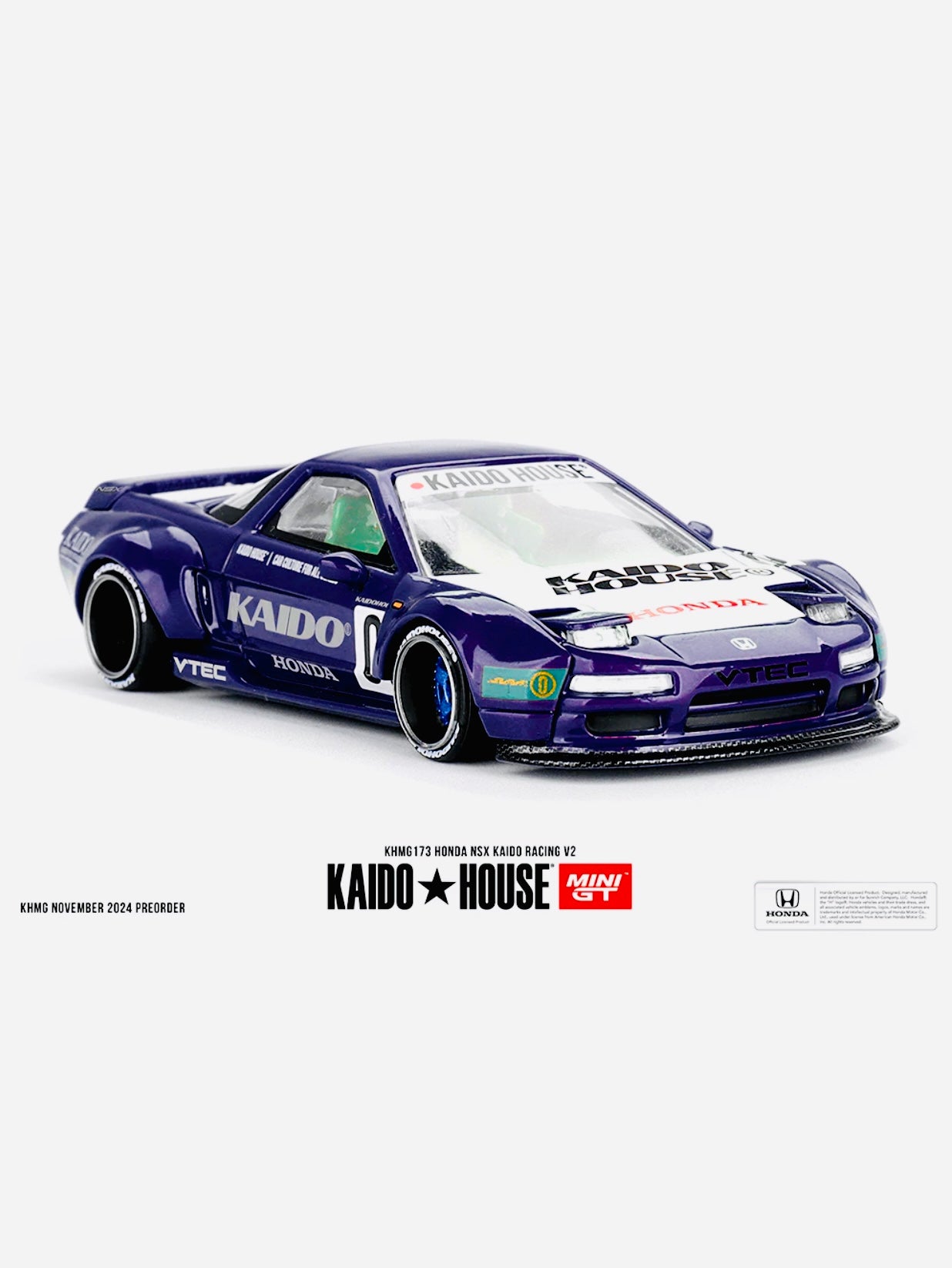 Mini GT x Kaido House Collab Factory Sealed Honda NSX Kaido Racing