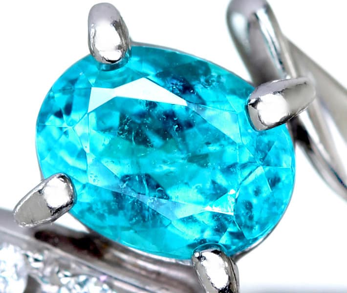 jewel planet 公式サイト / PT900 0.613ct ブラジル産パライバ